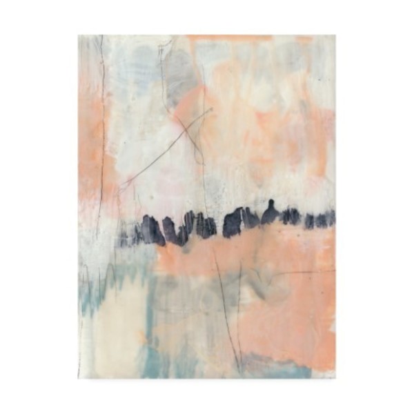 Trademark Fine Art Jennifer Goldberger 'Blush & Navy Ii' Canvas Art, 14x19 WAG13071-C1419GG